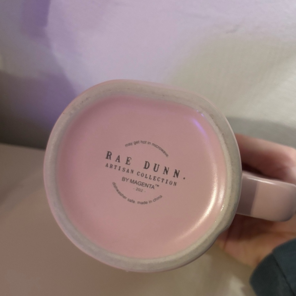 Rae Dunn Valentine’s Day “Wink Wink” Pink Mug - Picture 4 of 4
